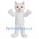 ‌Cute White Cat Mascot Costume