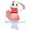 Party Fun White Rabbit Mascot Costume