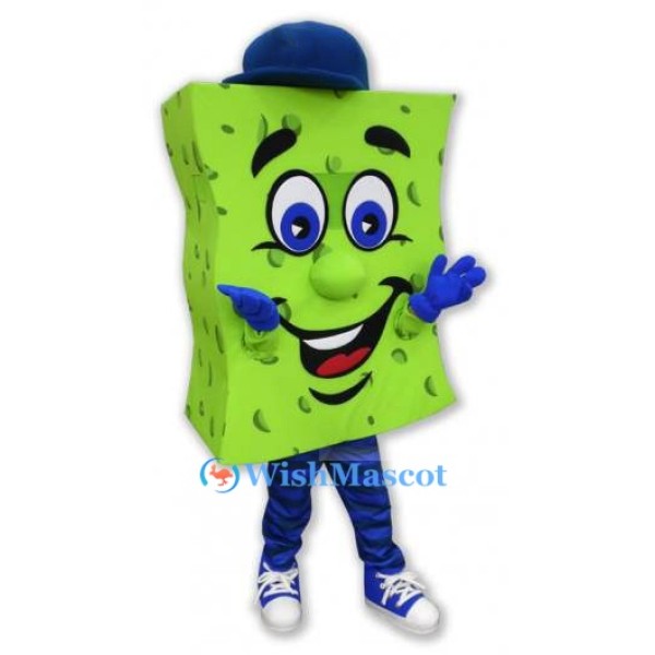 Smiling Sponge Mascot Costume