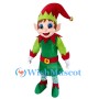 Cartoon Christmas Elf Mascot Costume