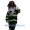 ‌Fire Dog Mascot Costume with Firefighter Uniform