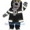 Friendly Fire Dog Mascot Costume