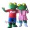 Male & Female Frog Mascot Costume