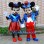 Mickey & Minnie Mouse Mascot Costumes for Festive