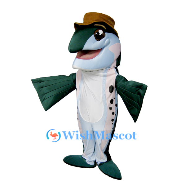Trout Mascot Costume