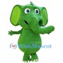 Green Elephant Mascot Costume