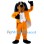 Dog Mascot Costume in Orange Suit