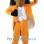 Dog Mascot Costume in Orange Suit