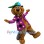 Cheerful Beaver Mascot Costume