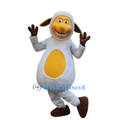 ‌White Sheep Mascot Costume