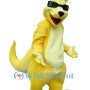 Cool Yellow Kangaroo Mascot Costume
