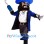 Blue Pirate Mascot Costume