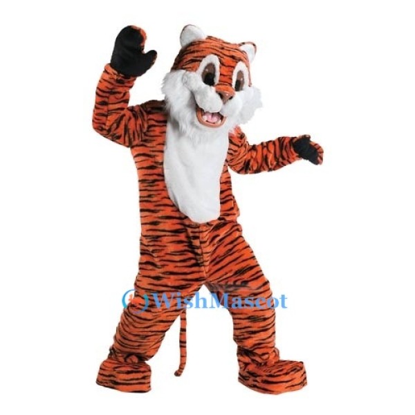 Soft Tiger Mascot Costume