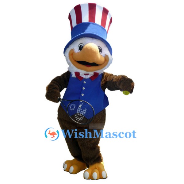 Patriotic Eagle Mascot Costume