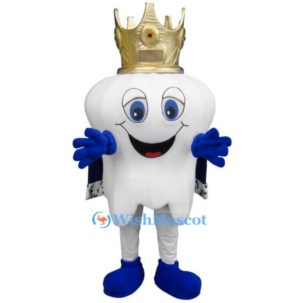 Crown Tooth Mascot Costume
