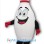 Happy Bowling Pin Mascot Costume