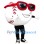 Cool Baseball Mascot Costume