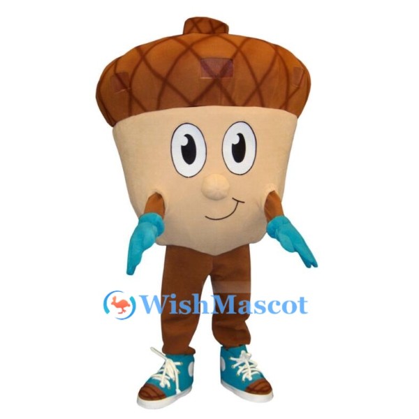 Cartoon Acorn Mascot Costume