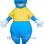 Cool Blue Kangaroo Mascot Costume
