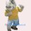 Fierce Realistic Rhino Mascot Costume