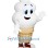 Cute Ice Cream Cone Mascot Costume
