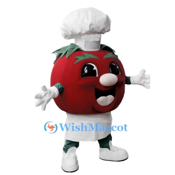 Tomato Chef Mascot Costume