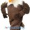 Furry Bald Eagle Mascot Costume
