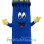 Blue Lighthouse Mascot Costume
