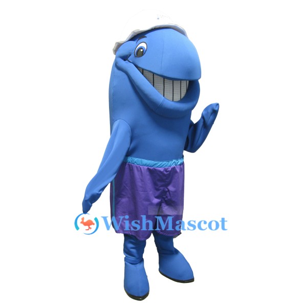Lightweight Whale Mascot Costume