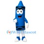 Blue Crayon Mascot Costume