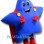 Super ‌Blue Star Mascot Costume