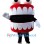 Cartoon Mouth Mascot Costume