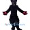 Realistic Black Wolf Mascot Costume