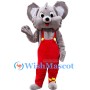 Gray Koala Mascot Costume