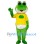 Cute Green Frog Mascot Costume