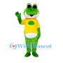 Cute Green Frog Mascot Costume
