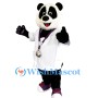 Friendly Panda Doctor Mascot Costume