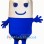 Blue Capsule Mascot Costume