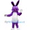 Purple Rabbit Mascot Costume