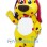 Colorful Spotted Dog Mascot Costume