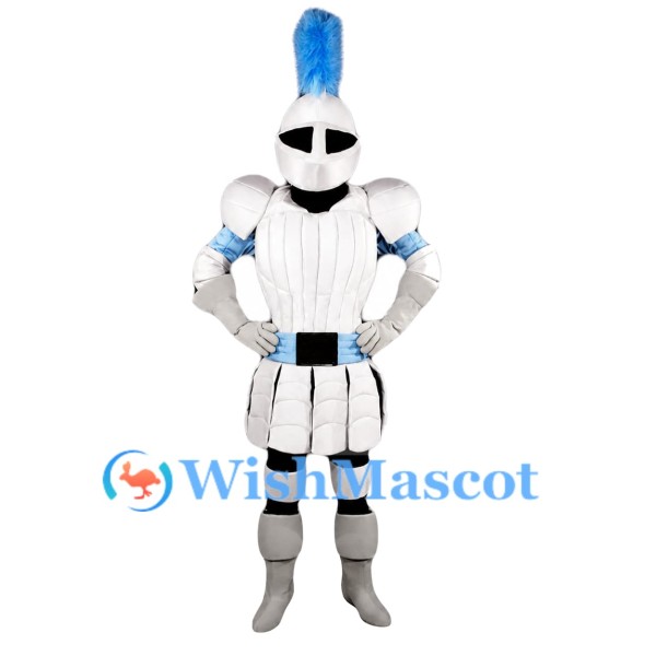 White Knight Mascot Costume