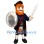 Bold Scottish Warrior Mascot Costume