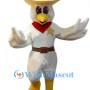 Cowboy Chicken Mascot Costume