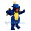 Fierce Blue Dragon Mascot Costume