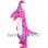 Cute Pink Dinosaur Mascot Costume