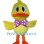 ‌Cute Yellow Duck Mascot Costume