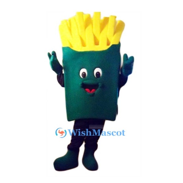 Cartoon French Fries Mascot Costume