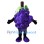 Purple Grapes Mascot Costume
