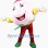Happy Pink Peach Mascot Costume