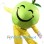 Smiling Green Apple Mascot Costume